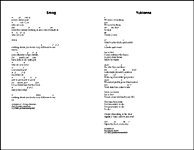 Two Songs per Page